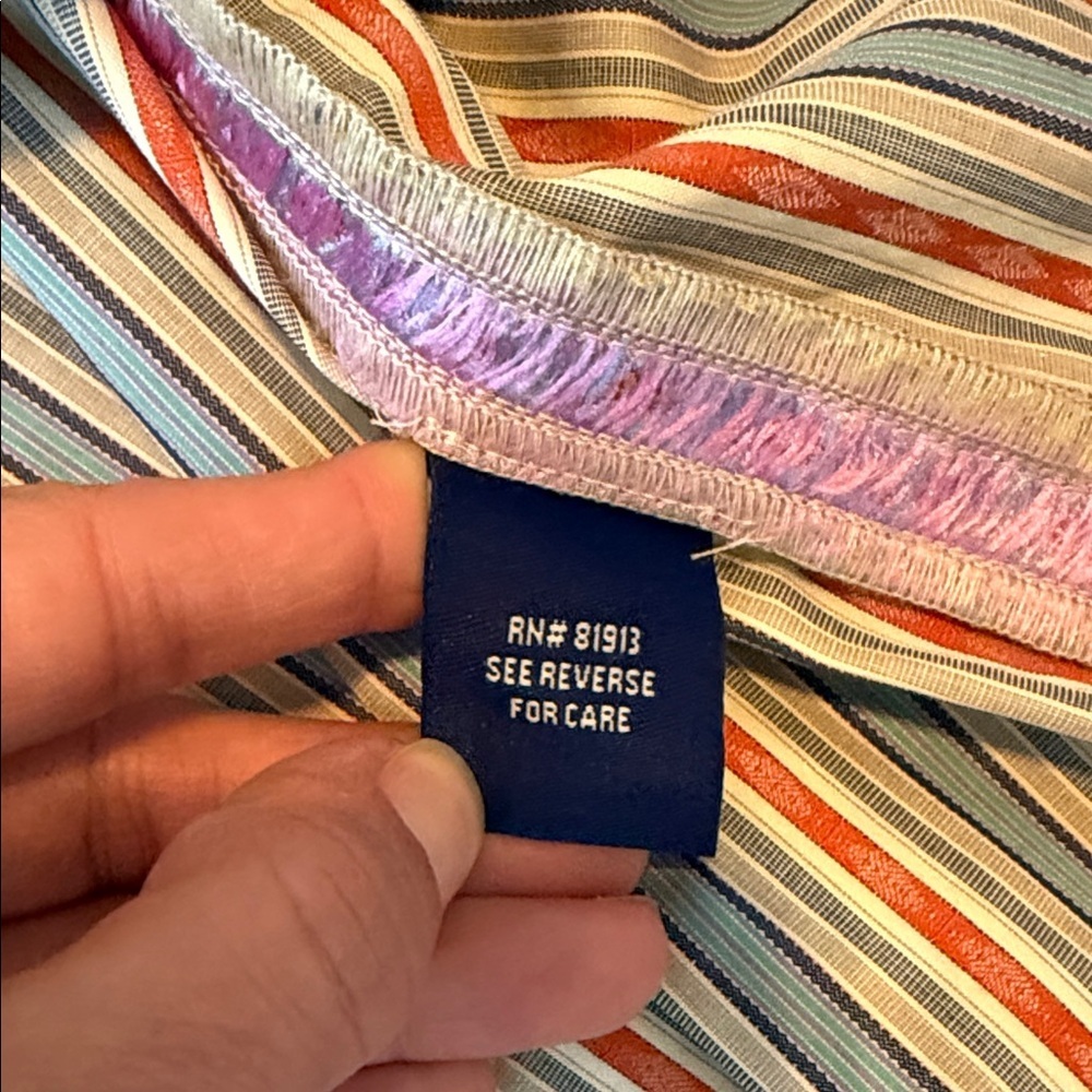 Robert Graham Multicolor Striped Button Down Shirt - Picture 9 of 11